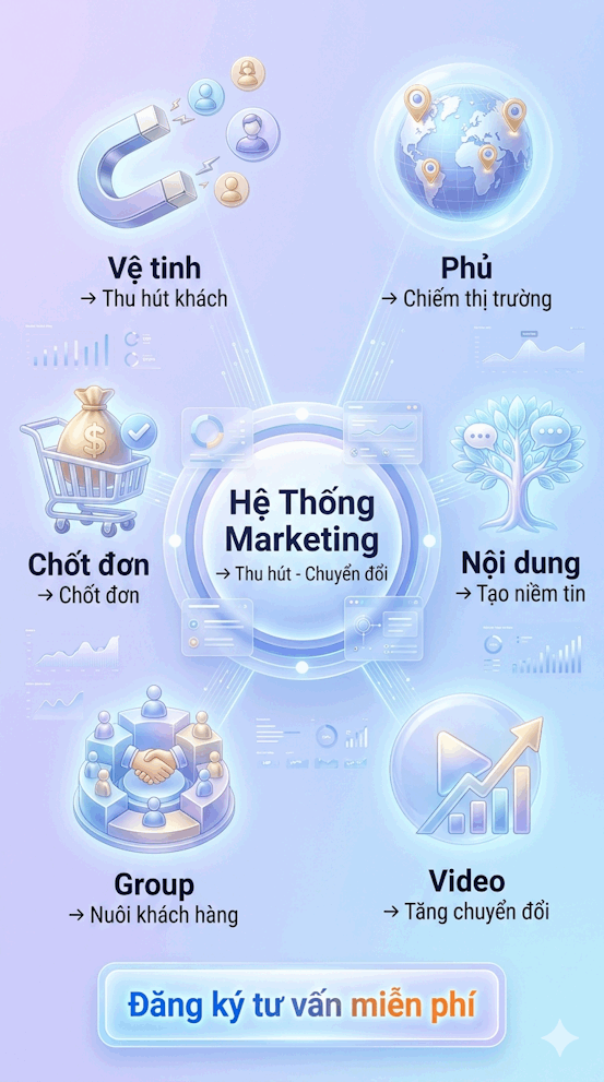 HỆ THỐNG MARKETING TOÀN DIỆN – THU HÚT, NUÔI DƯỠNG KHÁCH HÀNG TỰ ĐỘNG